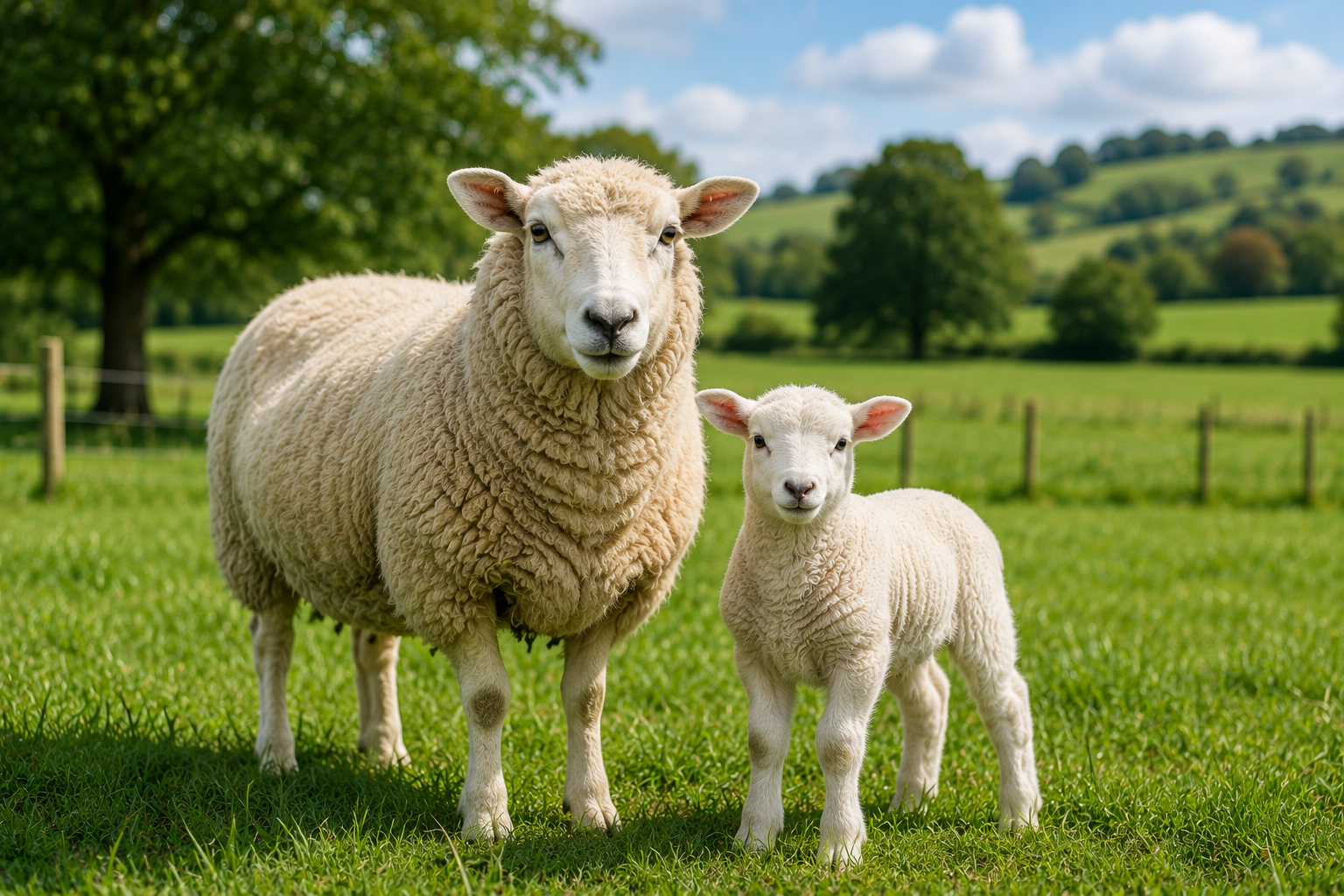 Sheep & Lamp