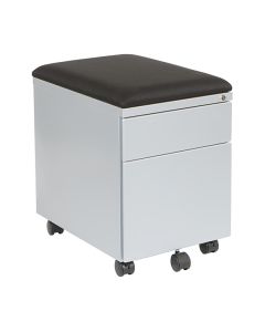 Mobile Box/File Pedestal With Cushion, 22"D
